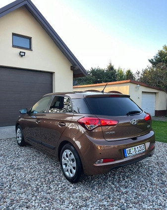 Hyundai i20 cena 42900 przebieg: 18000, rok produkcji 2015 z Pisz małe 407